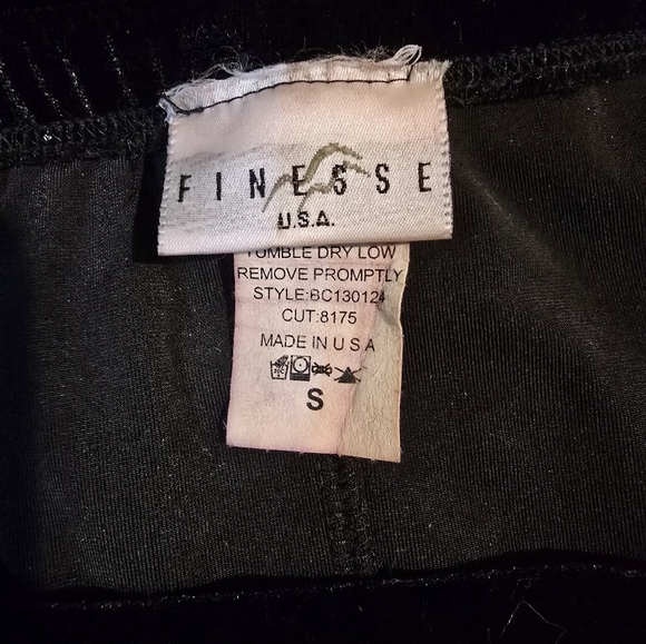 Vintage Finesse Strapless Sequin Black and Gold Dress Made In The USA - Picture 6 of 6